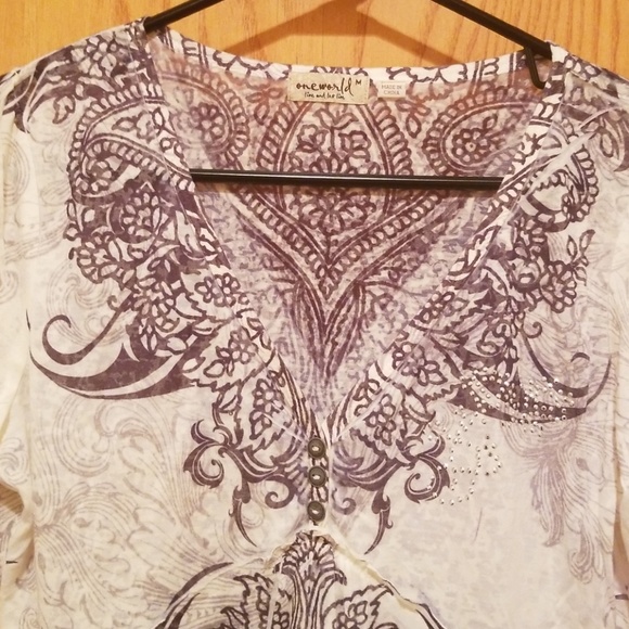 New One World Long Sleeve Shirt - Picture 2 of 2